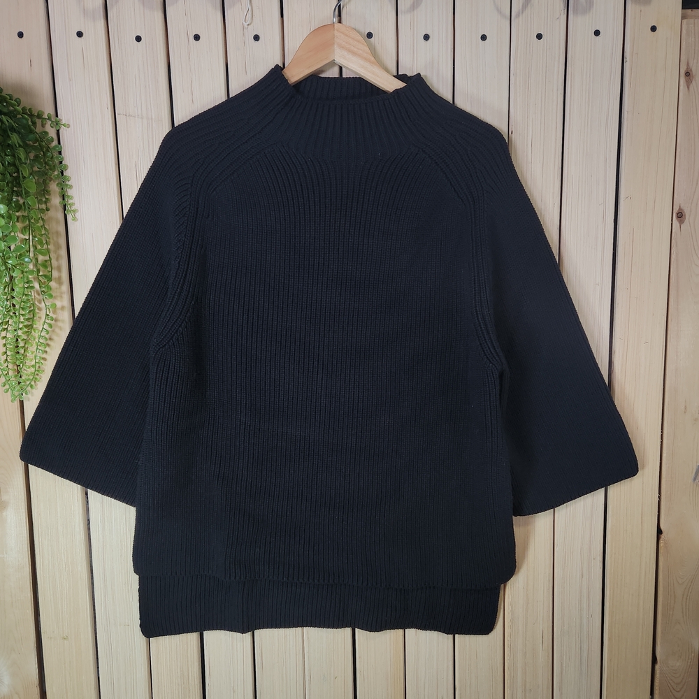 Esby Sweater Black Cowl Neck Esby Yate Oversized Wool Sweater